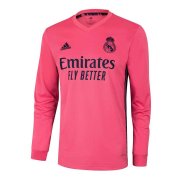 20/21 Real Madrid Away Pink LS Man Soccer Jersey