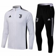 21/22 Juventus White Soccer Training Suit (Jacket + Pants) Mens
