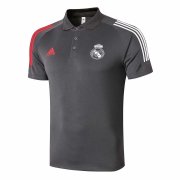20/21 Real Madrid Grey Man Soccer Polo Jersey
