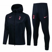 21/22 Tottenham Hotspur Hoodie Royal Soccer Training Suit(Jacket + Pants) Man