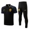 22/23 Portugal Black Soccer Training Suit Polo + Pants Mens