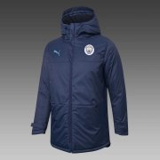 2020-21 Manchester City Navy Man Soccer Winter Jacket