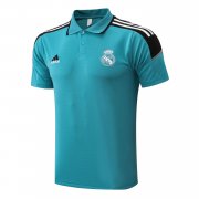 21/22 Real Madrid Green Soccer Polo Jersey Mens