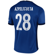 20/21 Chelsea Home Blue Man Soccer Jersey Azpilicueta #28