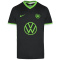 20/21 VFL Wolfsburg Away Black Man Soccer Jersey