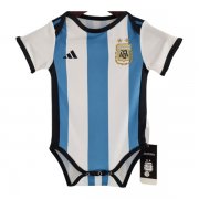 2022 Argentina Home Soccer Jersey Baby Infants