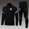 21/22 Barcelona Black Soccer Training Suit Jacket + Pants Kids