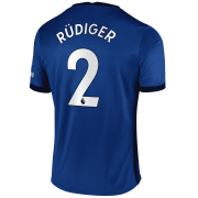 20/21 Chelsea Home Blue Man Soccer Jersey Rudiger #2
