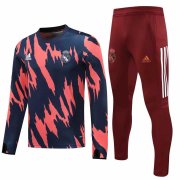 20/21 Real Madrid Navy - Pink Men Soccer Training Suit