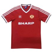 1984 Manchester United Retro Home Soccer Jersey Man