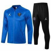 21/22 PSG x Jordan Blue Soccer Training Suit (Jacket + Pants) Man