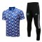 22/23 Arsenal Blue Soccer Training Suit Polo + Pants Mens
