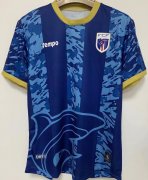 2022 Cape Verde Home Blue Soccer Jersey Mens