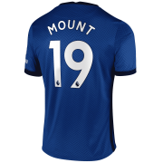 20/21 Chelsea Home Blue Man Soccer Jersey Mount #19