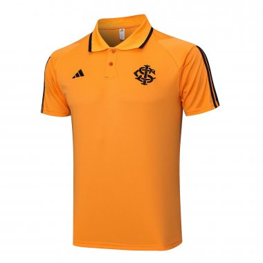 23/24 Internacional Orange Soccer Polo Jersey Mens