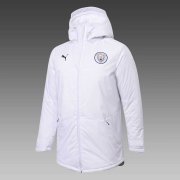 2020-21 Manchester City White Man Soccer Winter Jacket