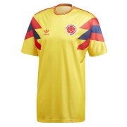 1990 Colombia Retro Home Soccer Jersey Man