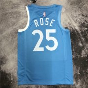 Minnesota Timberwolves 2019/2020 Blue Swingman Jersey City Edition Man (ROSE #25)