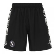 21/22 Napoli Special Edition Black Soccer Shorts Mens