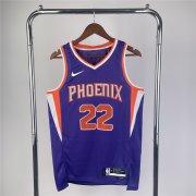 (AYTON - 22) 22/23 Phoenix Suns Purple Swingman Jersey Icon Edition Mens