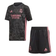 20/21 Real Madrid Third Black Kids Soccer Kit (Jersey + Short)