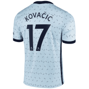 20/21 Chelsea Away Light Blue Man Soccer Jersey Kovacic #17