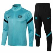 21/22 Inter Milan Green Soccer Training Suit (Jacket + Pants) Man